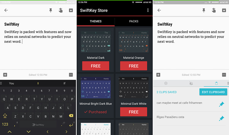 پلیکیشن  SwiftKey 